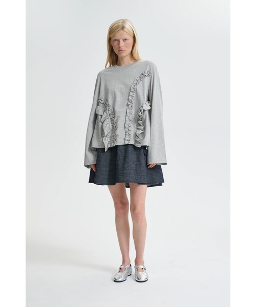 CECILIE BAHNSEN（セシリー バンセン）の「LS T-SHIRT WITH GATHERED