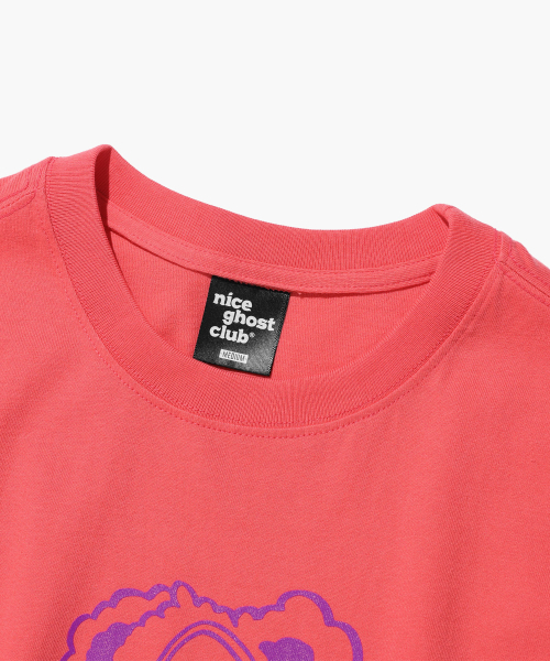 NICE GHOST CLUB(ナイスゴーストクラブ)の「NGC FIGURE BEAR TEE_PINK(NG2DMUT507A)(Tシャツ/カットソー・レディース・ピンク・L/M/S)」の3枚目の写真