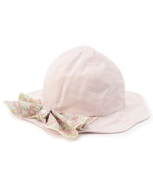 Ampersand（アンパサンド）の「日よけ付きリボンハット（ハット・キッズ・ピンク/ベージュ/サックスブルー・54/52/50/48/56）」の11枚目の写真