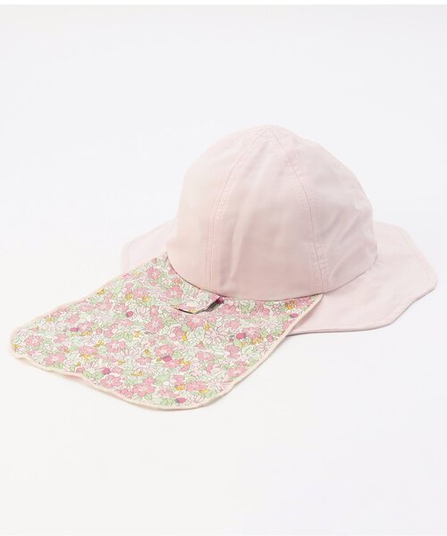 Ampersand（アンパサンド）の「日よけ付きリボンハット（ハット・キッズ・ピンク/ベージュ/サックスブルー・54/52/50/48/56）」の7枚目の写真
