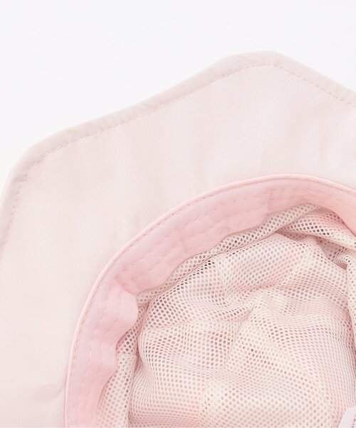 Ampersand（アンパサンド）の「日よけ付きリボンハット（ハット・キッズ・ピンク/ベージュ/サックスブルー・54/52/50/48/56）」の9枚目の写真