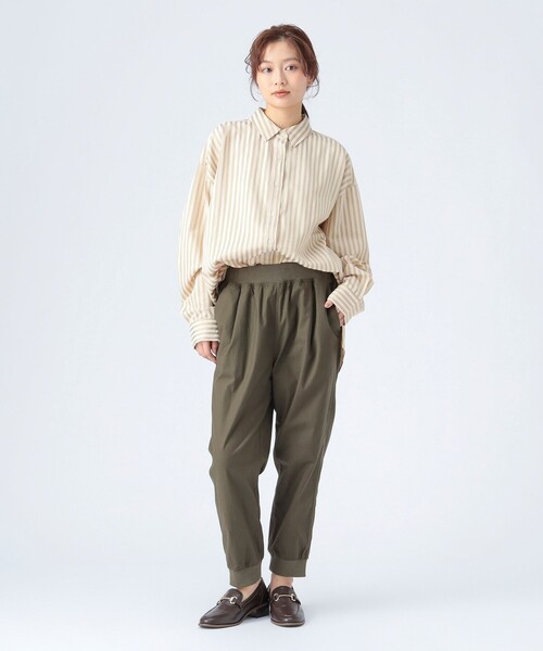 BEAMS HEART(ビームスハート)の「【6/18値下げ】ジョグ パンツ(その他パンツ・レディース・グリーン/ネイビー/ブラック/オリーブ・SMALL/MEDIUM/LARGE)」の14枚目の写真