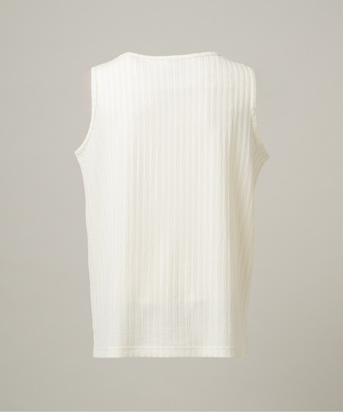 CASPER JOHN(キャスパージョン)の「Rattling tank top/ラトリングタンクトップ(タンクトップ・メンズ・イエロー/ミント/ブラック/ブラウン/ホワイト・LARGE/MEDIUM/SMALL/X-SMALL)」の8枚目の写真