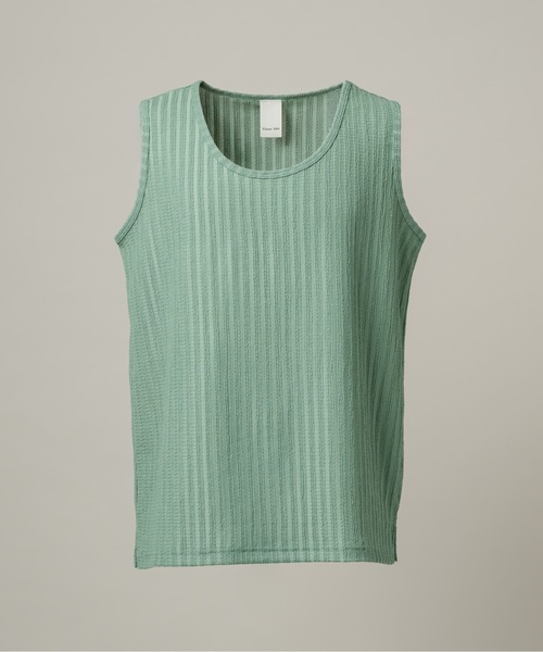 CASPER JOHN(キャスパージョン)の「Rattling tank top/ラトリングタンクトップ(タンクトップ・メンズ・イエロー/ミント/ブラック/ブラウン/ホワイト・LARGE/MEDIUM/SMALL/X-SMALL)」の10枚目の写真