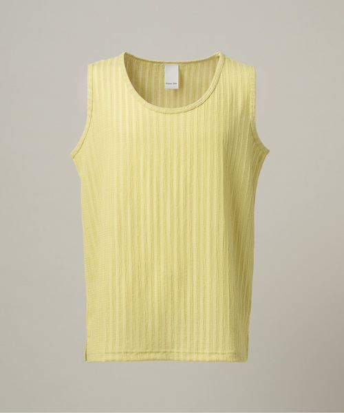 CASPER JOHN(キャスパージョン)の「Rattling tank top/ラトリングタンクトップ(タンクトップ・メンズ・イエロー/ミント/ブラック/ブラウン/ホワイト・LARGE/MEDIUM/SMALL/X-SMALL)」の16枚目の写真