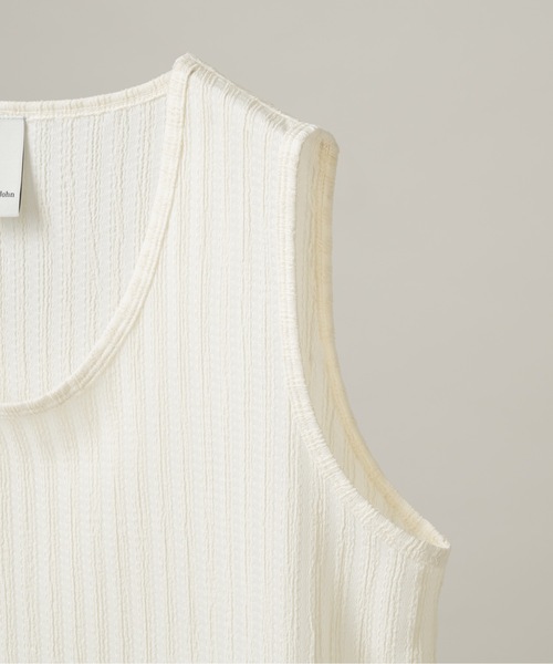 CASPER JOHN(キャスパージョン)の「Rattling tank top/ラトリングタンクトップ(タンクトップ・メンズ・イエロー/ミント/ブラック/ブラウン/ホワイト・LARGE/MEDIUM/SMALL/X-SMALL)」の19枚目の写真