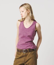 ATTISESSION（アティセッション）の「＜ATTISESSION＞スエードライク ナローベルト トップス（ベスト）」