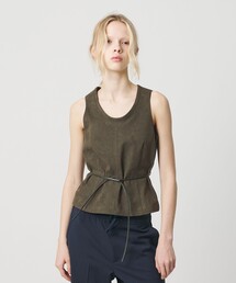 ATTISESSION（アティセッション）の「＜ATTISESSION＞スエードライク ナローベルト トップス（ベスト）」