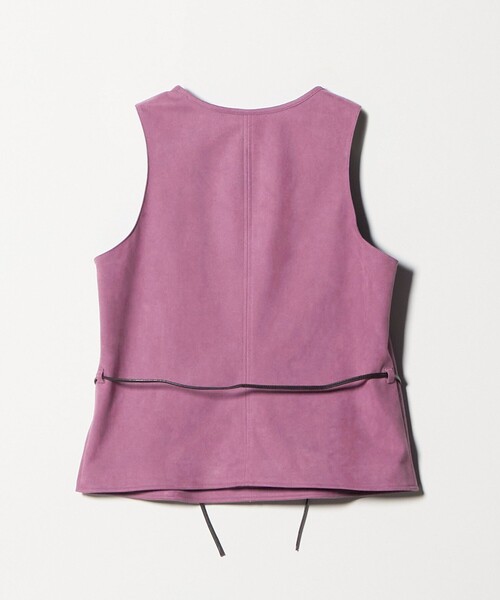 ATTISESSION（アティセッション）の「＜ATTISESSION＞スエードライク ナローベルト トップス（ベスト・レディース・パープル/オリーブ・FREE）」の16枚目の写真