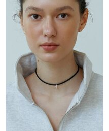 LOVE ME MONSTER（ラブミーモンスター）の「Mini Cubic Leather Choker（ネックレス）」