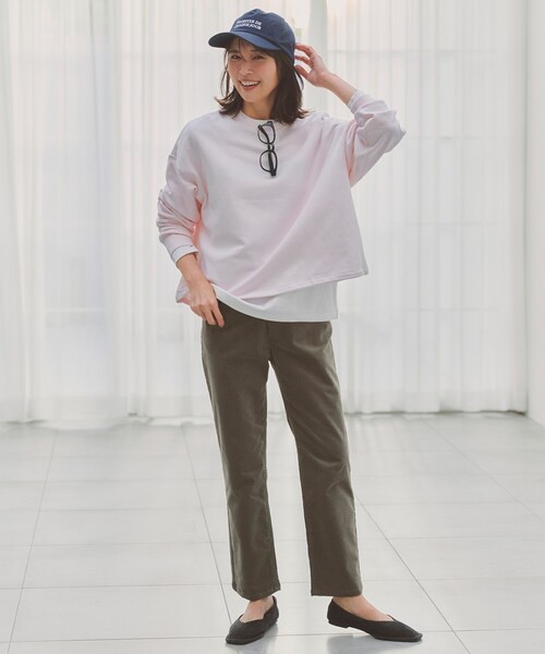 UNFILO(アンフィーロ)の「コットンスムース グラフィックT(Tシャツ/カットソー・レディース・グレー系1/グレー系3/ピンク系/ホワイト系2/ホワイト系1/ホワイト系・LARGE/MEDIUM/SMALL)」の15枚目の写真