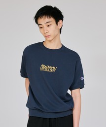 【Champion/チャンピオン】メンズ ベーシック ショートスリーブクルーネックスウェットシャツ