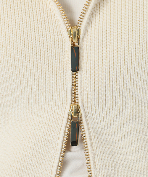 Noble（ノーブル）の「《WEB限定追加》フロントジップボートネックニット（ニット/セーター・レディース・ホワイト系その他/ブラック・FREE）」の18枚目の写真