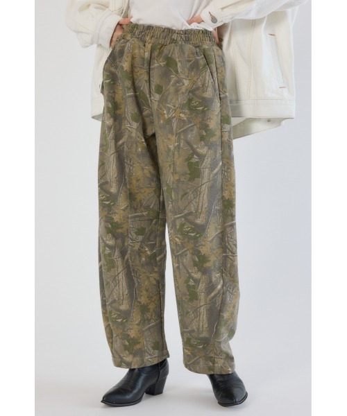 RODEO CROWNS WIDE BOWL（ロデオクラウンズワイドボウル）の「SHARE PATTERNバレルスウェットパンツ（スウェットパンツ・レディース・ベージュ系その他/グレー系その他/ブラウン系その他・MEDIUM/LARGE）」の5枚目の写真