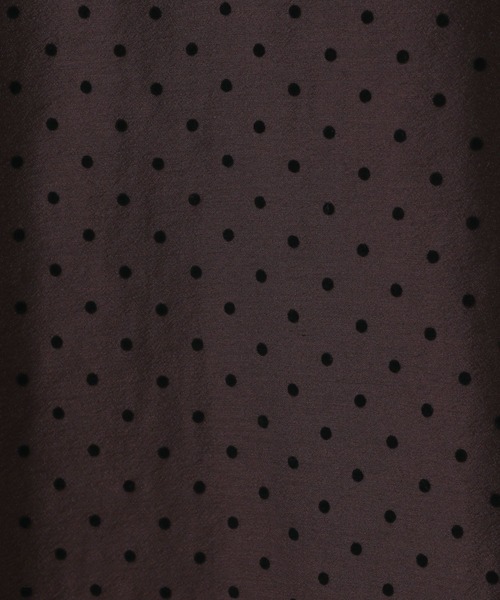 GLOBAL WORK（グローバルワーク）の「MATINEE LINE/シアードットスカート/632516（スカート・レディース・ブラック/ダークブラウン・MEDIUM/LARGE）」の22枚目の写真