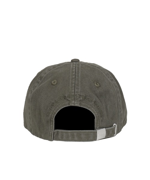 GANNI(ガニー)の「WASHED COTTON CANVAS CAP EMB(キャップ・メンズ・ブラック・OS)」の4枚目の写真