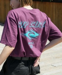 RIP CURL（リップカール）の「【RIPCURL（リップカール）】FADE OUT ICON　アイコンロゴ　バックプリント　半袖　ワンポイント　Tシャツ（Tシャツ/カットソー）」