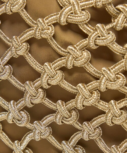 BEAUTY&YOUTH UNITED ARROWS（ビューティーアンドユースユナイテッドアローズ）の「メタルコード ネット フリンジ ドロストバッグ（かごバッグ・レディース・シルバー/ゴールド・FREE）」の20枚目の写真