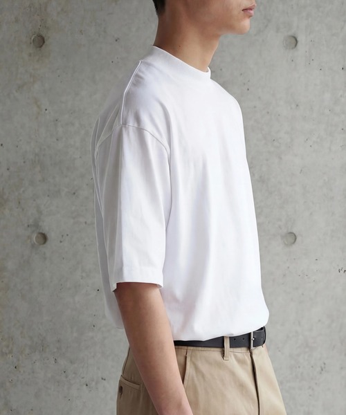 HANES(ヘインズ)の「【Hanes】CassetteChart別注 US COTTON HALF MOCK NECK T-SHIRTS / UNISEX 対応 USコットン ハーフモックネック T シャツ 2P(Tシャツ/カットソー・メンズ・マルチ/ホワイト・S/M/L/XL)」の19枚目の写真