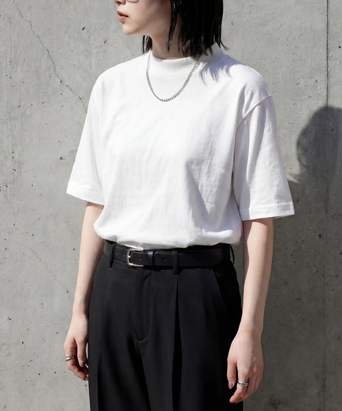 HANES(ヘインズ)の「【Hanes】CassetteChart別注 US COTTON HALF MOCK NECK T-SHIRTS / UNISEX 対応 USコットン ハーフモックネック T シャツ 2P(Tシャツ/カットソー・メンズ・マルチ/ホワイト・S/M/L/XL)」の16枚目の写真