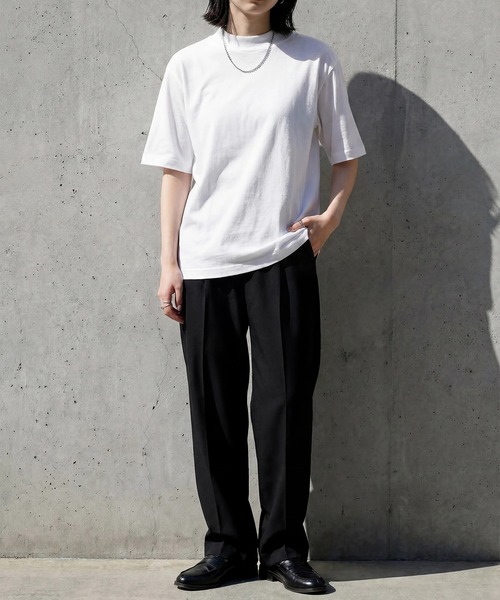 HANES(ヘインズ)の「【Hanes】CassetteChart別注 US COTTON HALF MOCK NECK T-SHIRTS / UNISEX 対応 USコットン ハーフモックネック T シャツ 2P(Tシャツ/カットソー・メンズ・マルチ/ホワイト・S/M/L/XL)」の17枚目の写真
