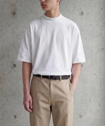 HANES（ヘインズ）の「【Hanes】CassetteChart別注 US COTTON HALF MOCK NECK T-SHIRTS   UNISEX 対応 USコットン ハーフモックネック T シャツ 2P（Tシャツ/カットソー）」