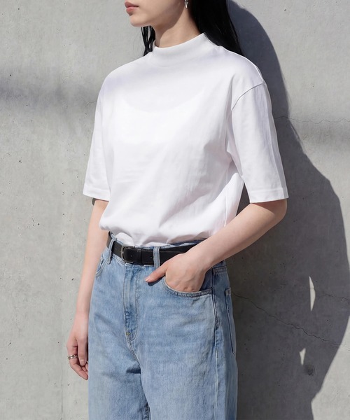 HANES(ヘインズ)の「【Hanes】CassetteChart別注 US COTTON HALF MOCK NECK T-SHIRTS / UNISEX 対応 USコットン ハーフモックネック T シャツ 2P(Tシャツ/カットソー・メンズ・マルチ/ホワイト・S/M/L/XL)」の21枚目の写真