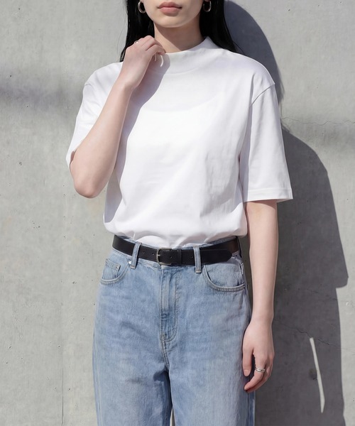 HANES(ヘインズ)の「【Hanes】CassetteChart別注 US COTTON HALF MOCK NECK T-SHIRTS / UNISEX 対応 USコットン ハーフモックネック T シャツ 2P(Tシャツ/カットソー・メンズ・マルチ/ホワイト・S/M/L/XL)」の22枚目の写真