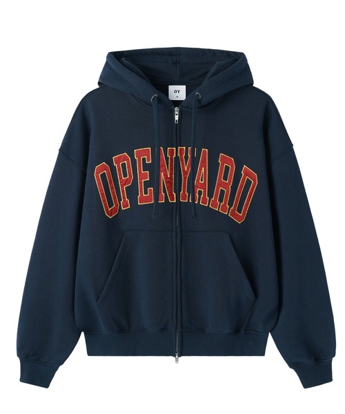 OY（オーワイ）の「『OY/オーワイ』SATIN PATCH HOODIE ZIP UP/サテンパッチジップアップパーカー（パーカー・メンズ・ブラック/ネイビー・L/M）」の20枚目の写真