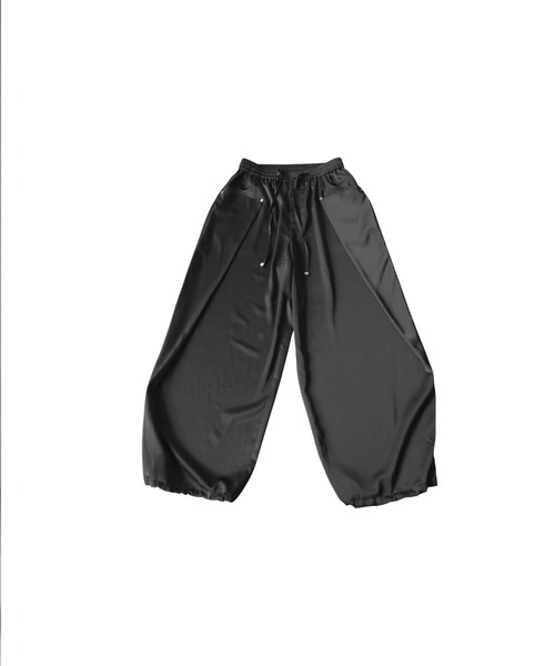 antiqua(アンティカ)の「サイドデザイン ワイドパンツ(その他パンツ・レディース・アイボリー/ブラック・MEDIUM/LARGE)」の12枚目の写真
