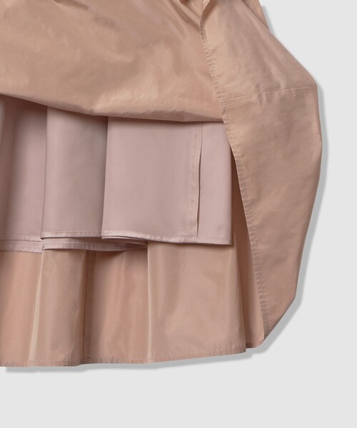 ANAYI（アナイ）の「タフタサイドティアードスカート（スカート・レディース・ダークインディゴブルー/ミント/ピンクベージュ・38/36）」の8枚目の写真