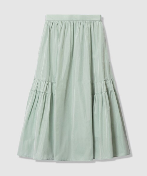 ANAYI（アナイ）の「タフタサイドティアードスカート（スカート・レディース・ダークインディゴブルー/ミント/ピンクベージュ・38/36）」の5枚目の写真
