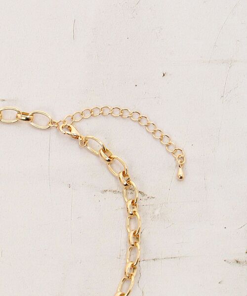 le.coeur blanc（ルクールブラン）の「パール×チェーンネックレス（ネックレス・レディース・ホワイト・FREE）」の4枚目の写真