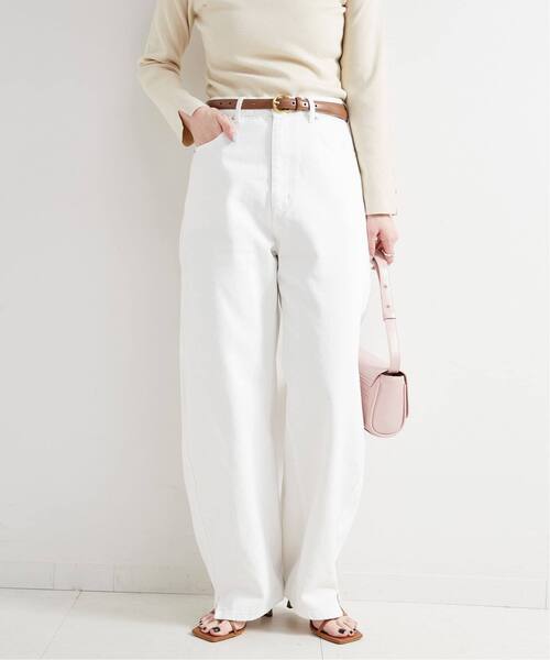 B.C STOCK(ベーセーストック)の「《追加8》ウォッシャブル / DU JOUR / デュ ジュール BARREL BAGGY JEAN(デニムパンツ・レディース・ホワイト系その他/ネイビー/ブルー・36/38)」の21枚目の写真