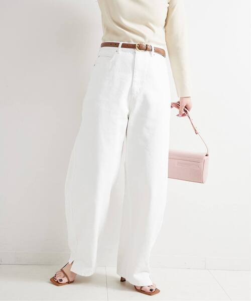 B.C STOCK(ベーセーストック)の「《追加8》ウォッシャブル / DU JOUR / デュ ジュール BARREL BAGGY JEAN(デニムパンツ・レディース・ホワイト系その他/ネイビー/ブルー・36/38)」の22枚目の写真