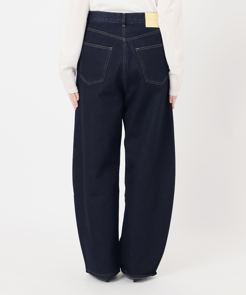 B.C STOCK（ベーセーストック）の「《追加8》ウォッシャブル / DU JOUR / デュ ジュール BARREL BAGGY JEAN（デニムパンツ・レディース・ホワイト系その他/ネイビー/ブルー・36/38）」の12枚目の写真