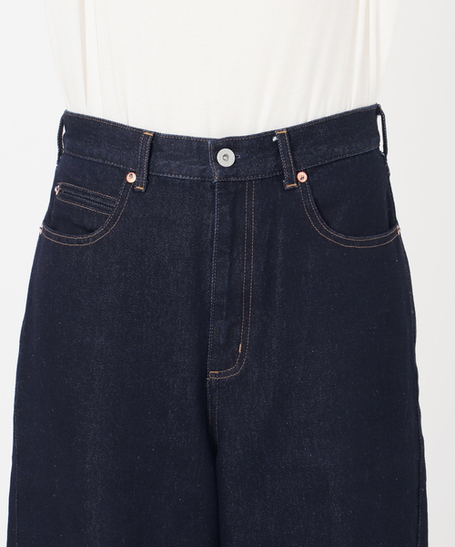 B.C STOCK（ベーセーストック）の「《追加8》ウォッシャブル / DU JOUR / デュ ジュール BARREL BAGGY JEAN（デニムパンツ・レディース・ホワイト系その他/ネイビー/ブルー・36/38）」の14枚目の写真