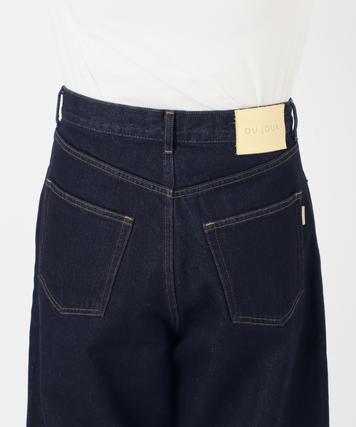 B.C STOCK（ベーセーストック）の「《追加8》ウォッシャブル / DU JOUR / デュ ジュール BARREL BAGGY JEAN（デニムパンツ・レディース・ホワイト系その他/ネイビー/ブルー・36/38）」の15枚目の写真