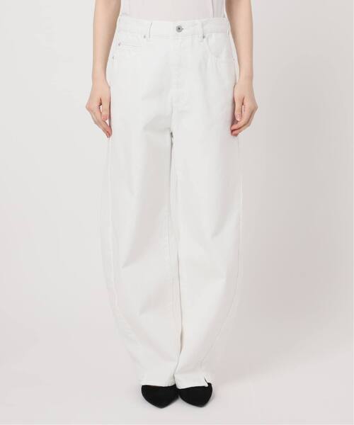 B.C STOCK（ベーセーストック）の「《追加8》ウォッシャブル / DU JOUR / デュ ジュール BARREL BAGGY JEAN（デニムパンツ・レディース・ホワイト系その他/ネイビー/ブルー・36/38）」の20枚目の写真