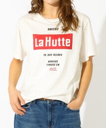 Rouge vif la cle | 【La Hutte / ラ ユット】ロゴTシャツ / プリントTシャツ / 半袖(Tシャツ/カットソー)