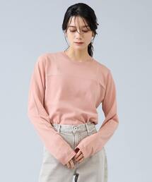 ロングスリーブシアーニット