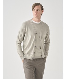 GRANCY】Damage Boucle Knit Cardigan / ダメージデザインブークレ