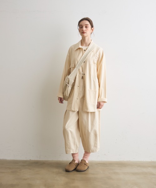 Crisp（クリスプ）の「サイドポケットステッチショルダーバッグ（ショルダーバッグ・レディース・アイボリー/ブラック・FREE）」の13枚目の写真