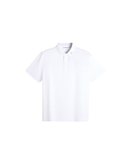 J.LINDEBERG（ジェイリンドバーグ）の「【J.LINDEBERG/GOLF】 半袖ポロシャツ  KV Print Polo（ポロシャツ・メンズ・ホワイト/ブルー・46/44/48）」の4枚目の写真