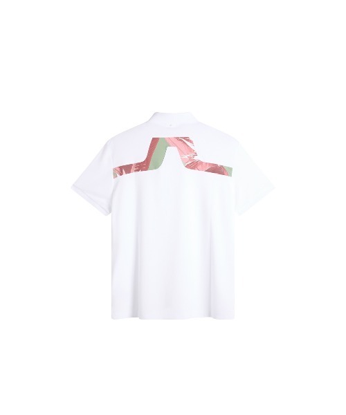 J.LINDEBERG（ジェイリンドバーグ）の「【J.LINDEBERG/GOLF】 半袖ポロシャツ  KV Print Polo（ポロシャツ・メンズ・ホワイト/ブルー・46/44/48）」の5枚目の写真