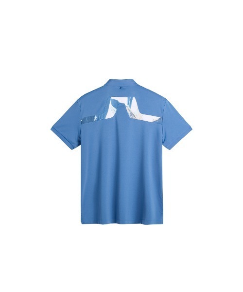 J.LINDEBERG（ジェイリンドバーグ）の「【J.LINDEBERG/GOLF】 半袖ポロシャツ  KV Print Polo（ポロシャツ・メンズ・ホワイト/ブルー・46/44/48）」の12枚目の写真
