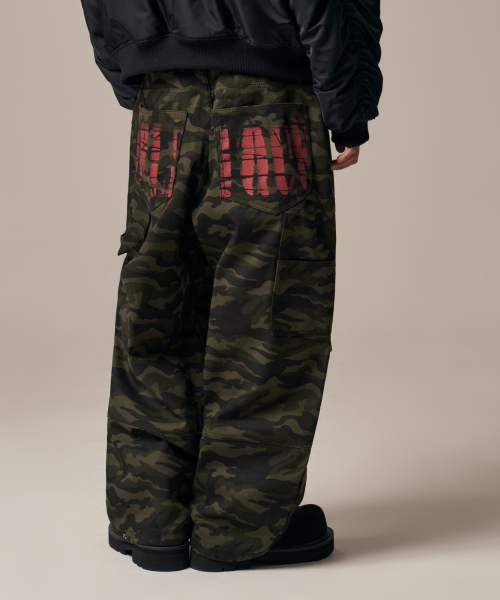 IDWS(アイドンワナセル)の「Oblique Print Pants Dark Multi(その他パンツ・レディース・その他・2/1/0)」の11枚目の写真