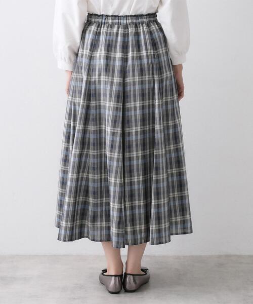 Dessin(デッサン)の「【ウエストゴム/洗える】映えチェック柄スカート(スカート・レディース・チャコールグレー/レッド系/モスグリーン系1・03/02/01/00)」の21枚目の写真