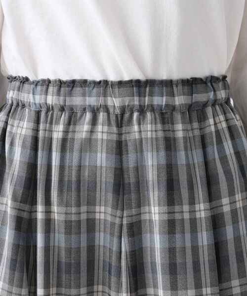 Dessin(デッサン)の「【ウエストゴム/洗える】映えチェック柄スカート(スカート・レディース・チャコールグレー/レッド系/モスグリーン系1・03/02/01/00)」の22枚目の写真