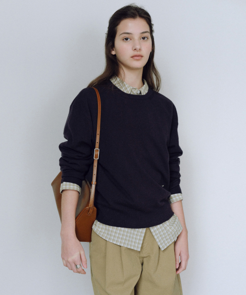URAGO(ユラーゴ)の「Two pocket check shirt(シャツ/ブラウス・レディース・パープル/カーキ・FREE)」の8枚目の写真